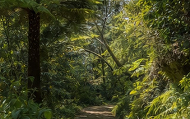 Caminho no Vale dos Fetos